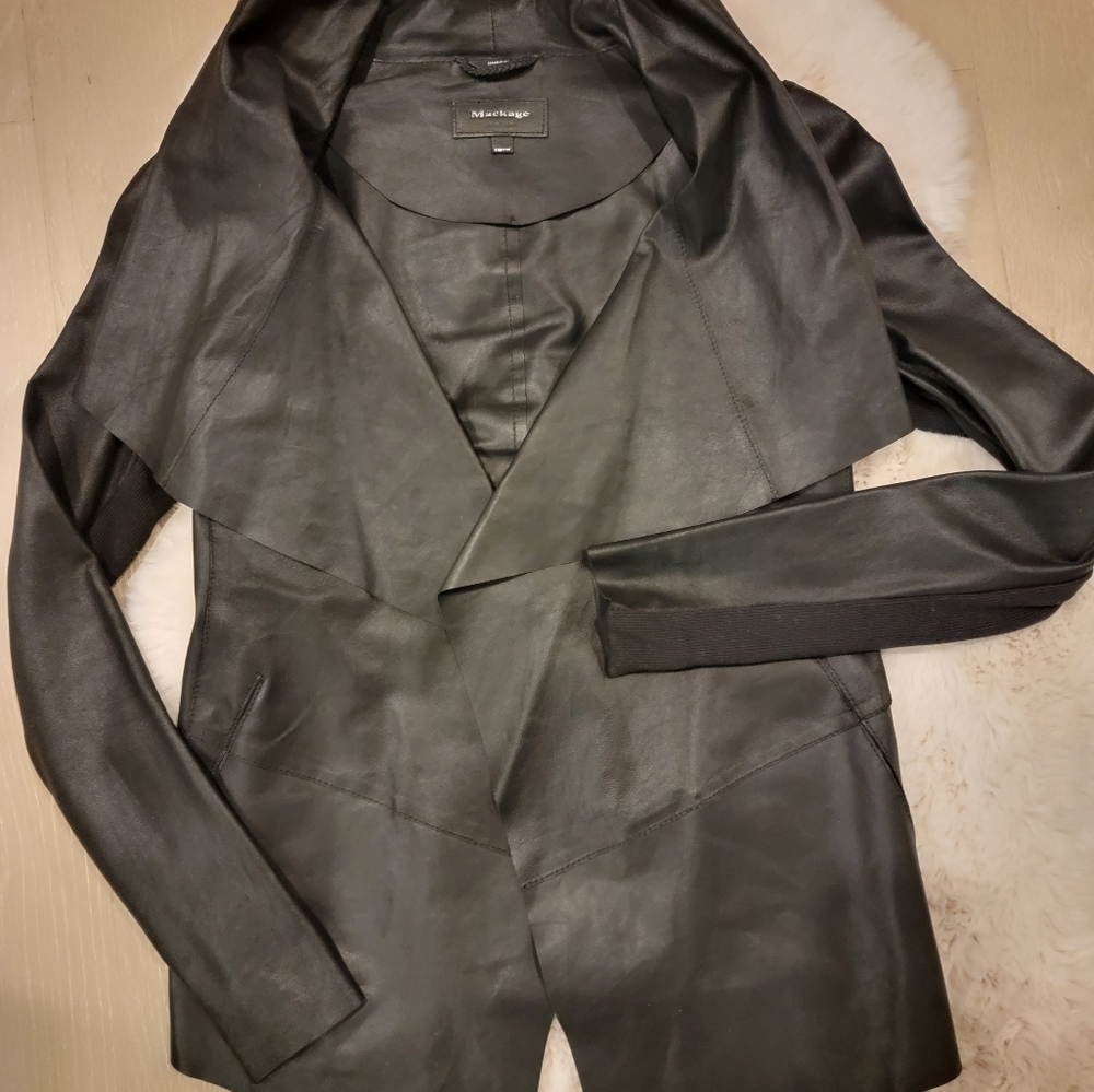 Mackage leather jacket - Picture 5 of 8